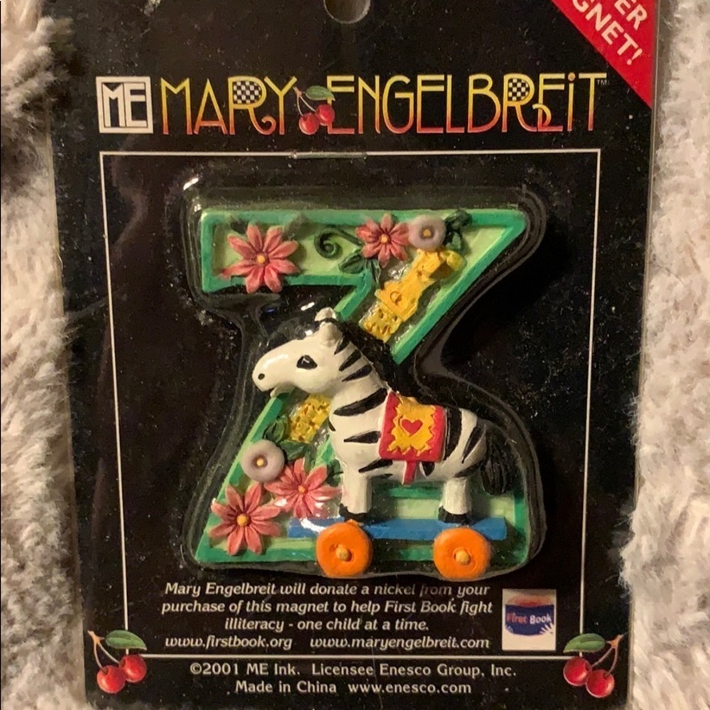 Mary Engelbreit Magnetic Letter “Z” NIP